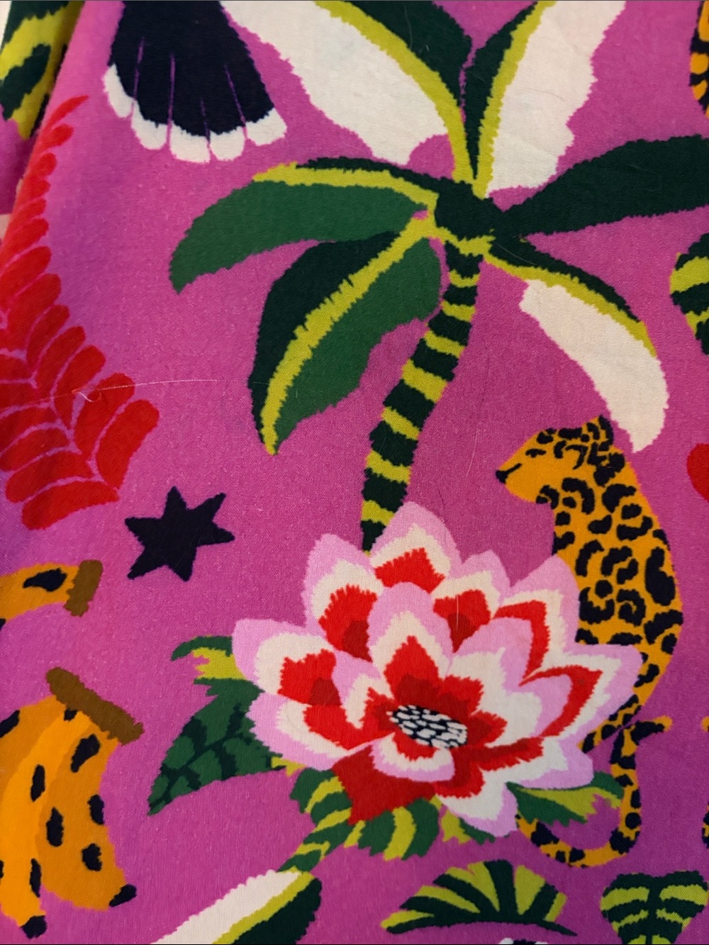 ποΈ FARM Rio Leopard Forest Jungle Pink Tropical Maxi Skirt XL - Picture 7 of 15